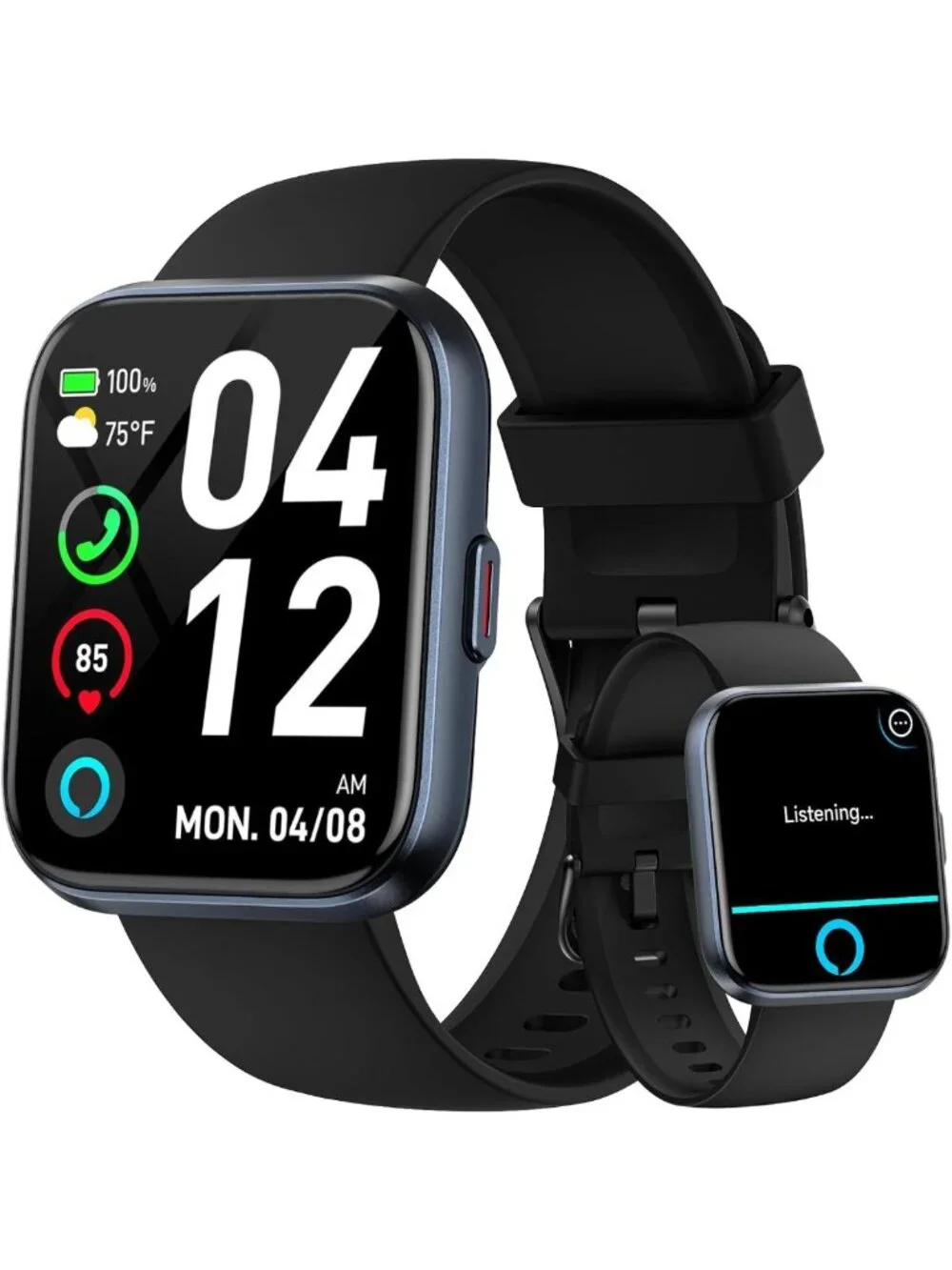 HD Smartwatch for Men - Fitness Tracker, Bluetooth Calls, IP68 Waterproof, 110